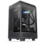 Thermaltake The Tower 100 Mini Tower Tempered Glass M Itx Case Black - CompuMe